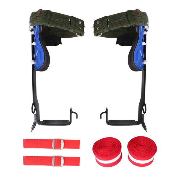Sturdy Tree Climbing Shoe Spikes with Harness and Gear, 220 lbs