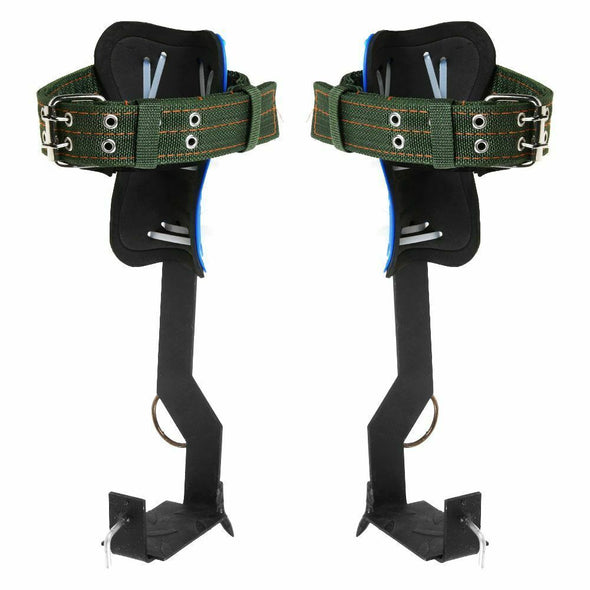Sturdy Tree Climbing Shoe Spikes with Harness and Gear, 220 lbs