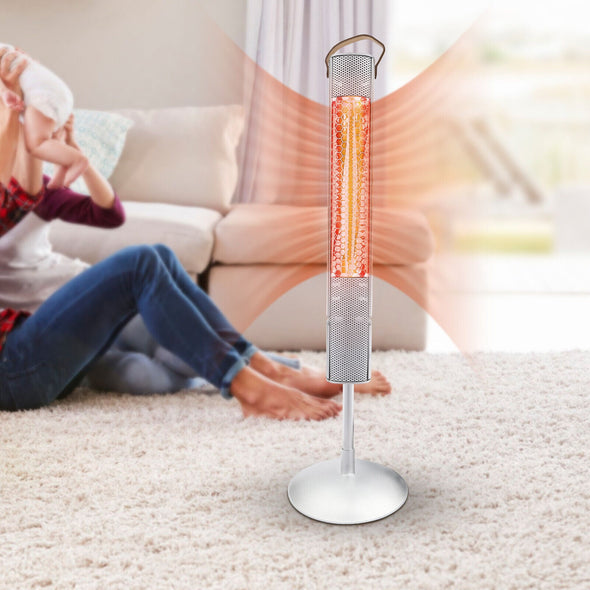 Portable Freestanding Infrared Patio Heater, Indoor/Outdoor Comfort