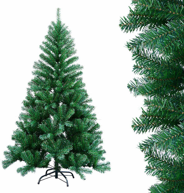 6ft Artificial Christmas Tree with 300 LED Warm White Lights