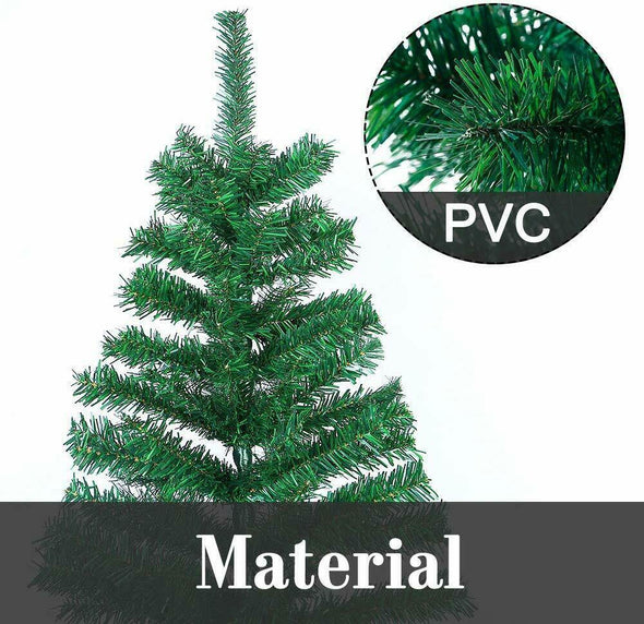 6ft Artificial Christmas Tree with 300 LED Warm White Lights