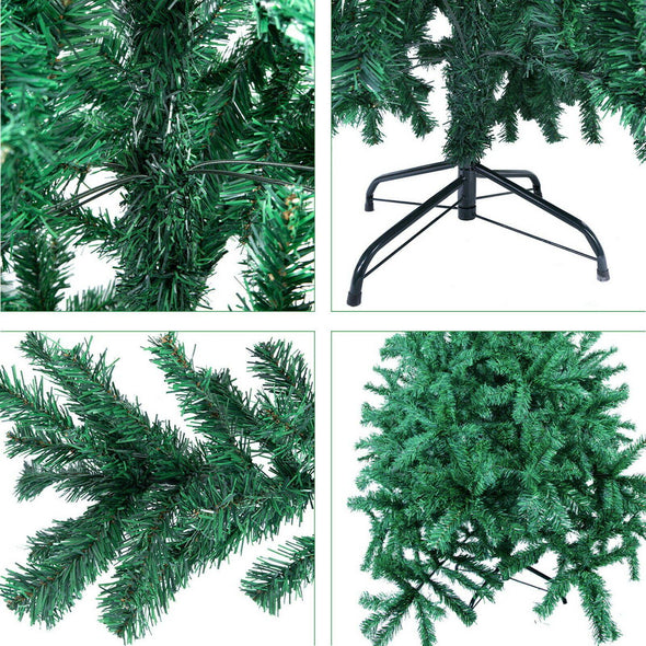 6ft Artificial Christmas Tree with 300 LED Warm White Lights