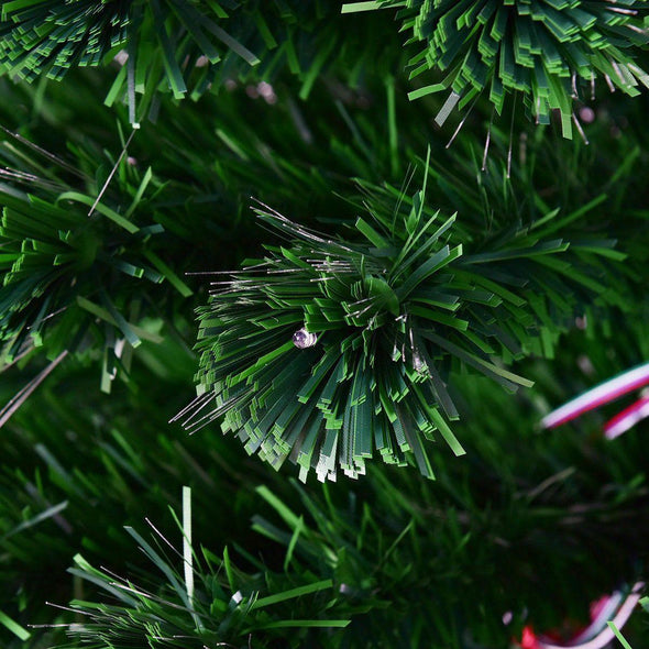 7' Pre-Lit Fiber Optic Artificial Christmas Tree with 280 LED Lights