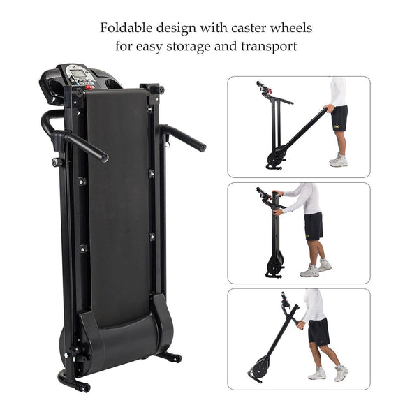 Folding Treadmill Electric Motorized Power Running Jogging Fitness Machine