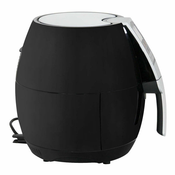 1500W LCD Electric Air Fryer with 8 Presets, Timer, & Temperature Control