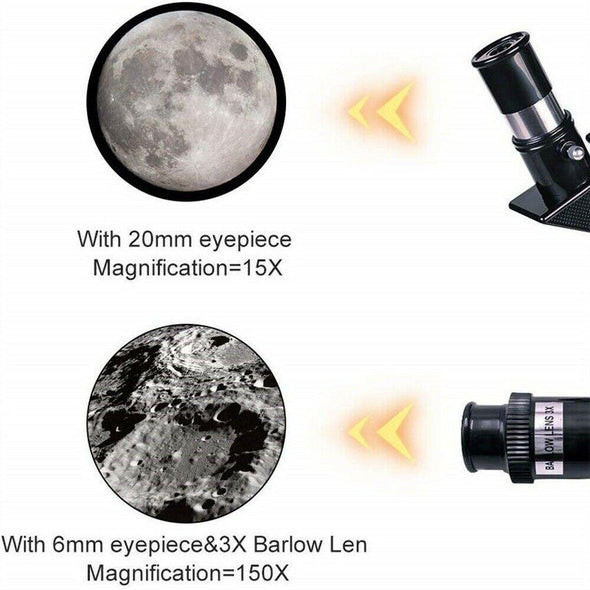 Professional Astronomical 150x Magnification Refracting Telescope