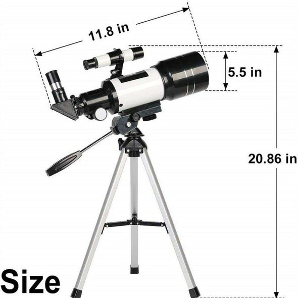 Professional Astronomical 150x Magnification Refracting Telescope