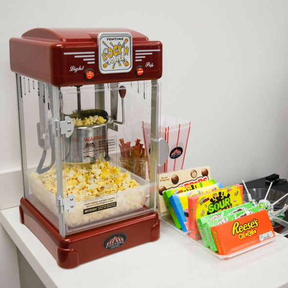 2.5oz Retro Popcorn Machine Maker for Home Theater and Parties