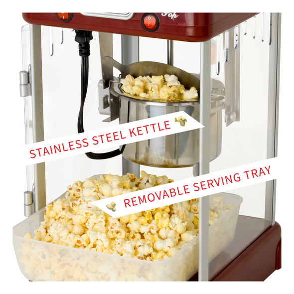 2.5oz Retro Popcorn Machine Maker for Home Theater and Parties