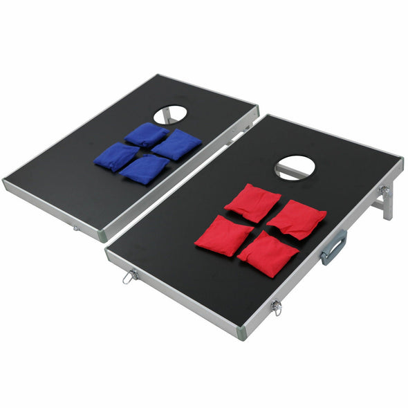 Portable Cornhole Board Set, Durable, Foldable, Tailgate, Outdoor Game