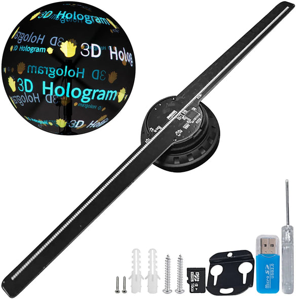 Holographic 3D Projector, Floating Displays with HD LED Lights