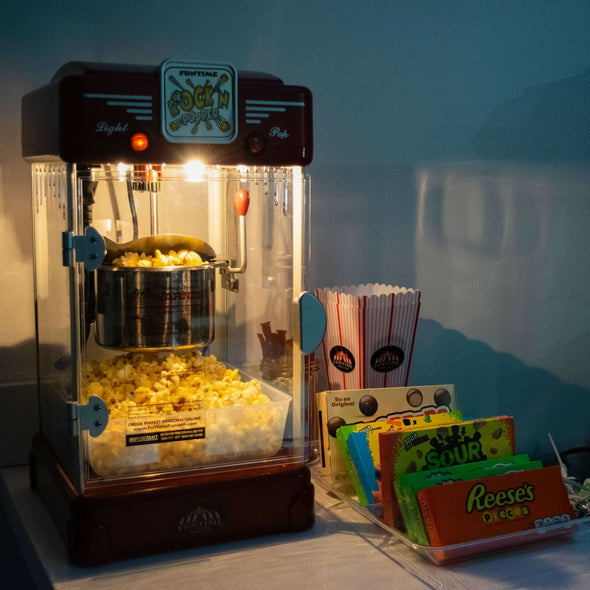 2.5oz Retro Popcorn Machine Maker for Home Theater and Parties