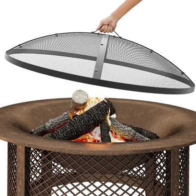 Heavy Duty 30-Inch Wood Burning Fire Pit, Safe & Stylish Outdoor Fun