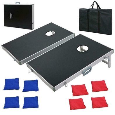 Portable Cornhole Board Set, Durable, Foldable, Tailgate, Outdoor Game
