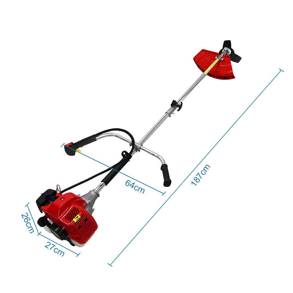 Heavy Duty Gas Powered Bladed String Grass Cutter Trimmer 52CC