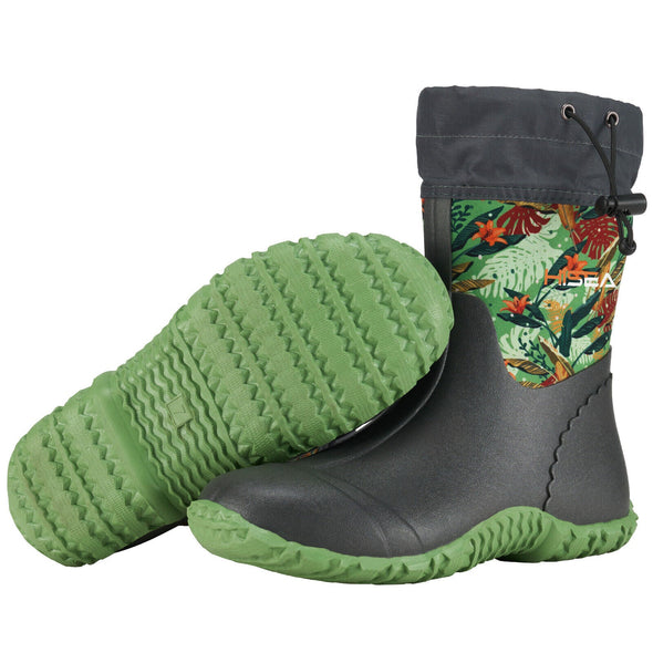 Women’s Stylish Waterproof Slip-On Garden Work Boots for Outdoor Tasks