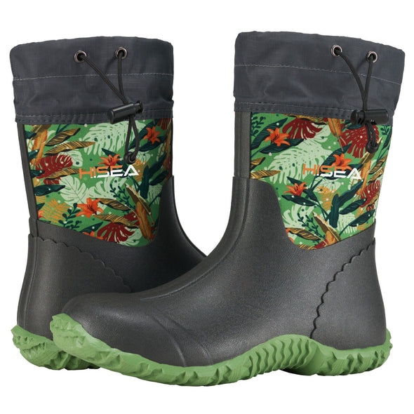 Women’s Stylish Waterproof Slip-On Garden Work Boots for Outdoor Tasks