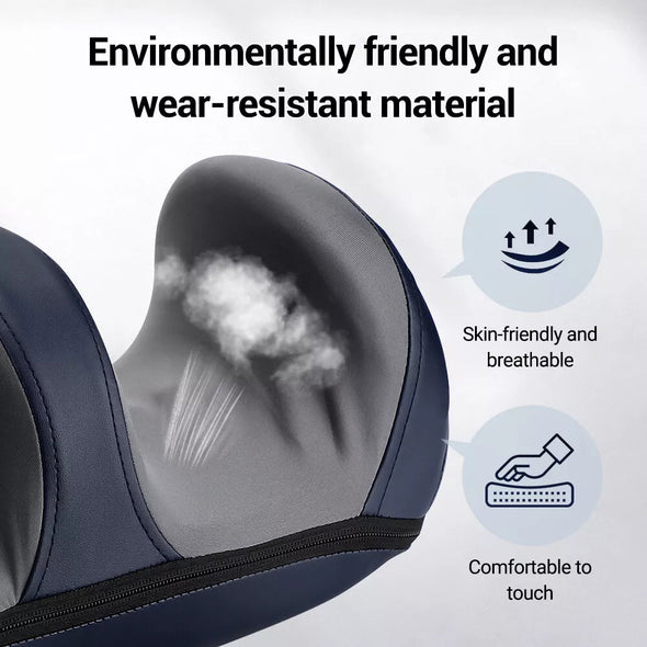 Shiatsu Foot and Calf Massager with Heat Therapy, Adjustable Intensity