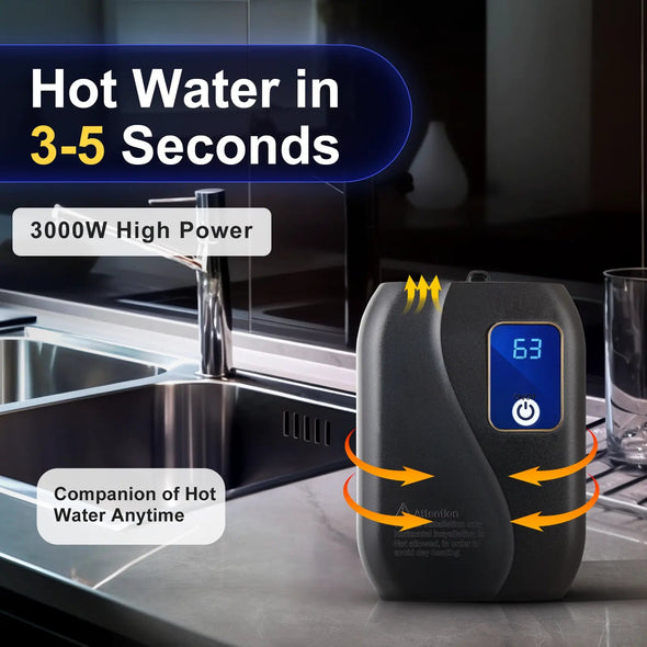 Instant Tankless Water Heater, On-Demand Hot Water, Energy-Efficient