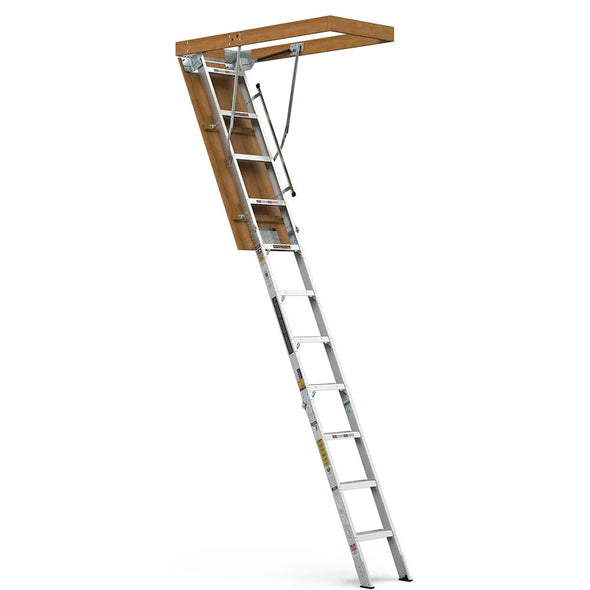 Collapsible Aluminum Folding Attic Ladder 54 Inch – Adjustable