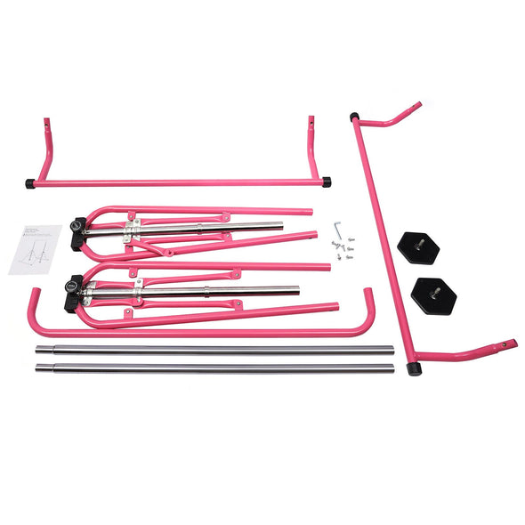 Kids Sturdy Adjustable Gymnastics Horizontal Kip Bar Indoor/Outdoor