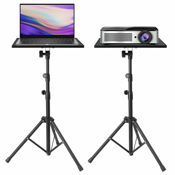 Heavy Duty Indoor/Outdoor Projector Tripod Table Stand, Adjustable