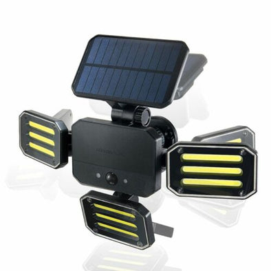 Outdoor Solar LED Floodlight with Motion Sensor and Remote Control