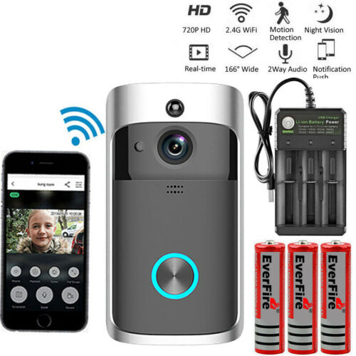 Smart Wifi Wireless Doorbell With Camera