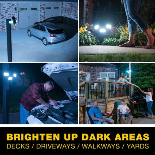 Outdoor Solar LED Floodlight with Motion Sensor and Remote Control