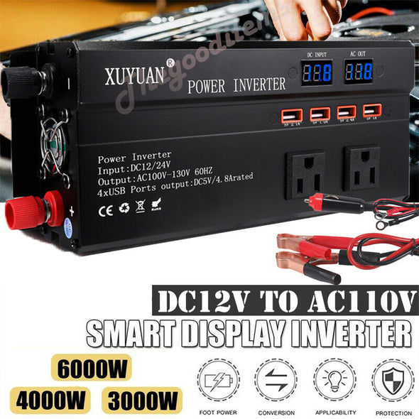 6000W Solar Panel Kit 100A Home Power Generator with 110V Grid System