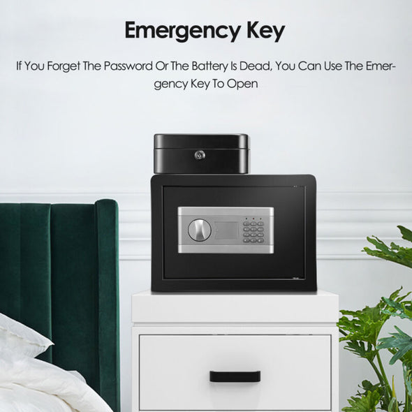 Electronic Digital Keypad Safe Box for Jewelry, Cash & Valuables