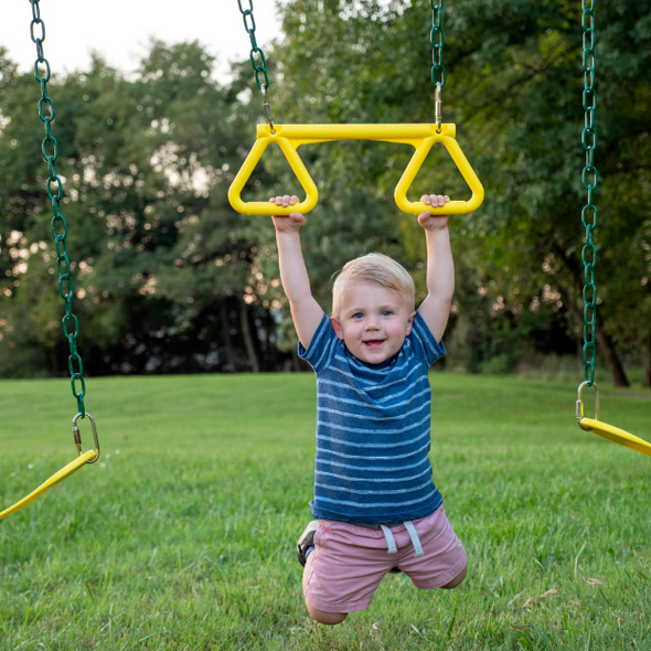 Tucson Cedar Wooden Swing Set – Kids Outdoor Playground with Slide