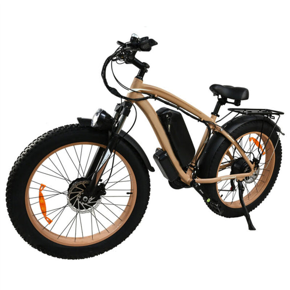 1500W Fat Tire Electric Bike Dual Motor 48V 15Ah for Adults - 45km/h