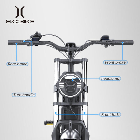 Electric Bike 20inch 2000W 35AH Mountain E-bike with Hydraulic Fork