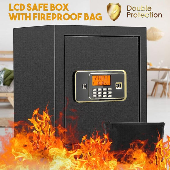 2.2 Cub Safe Box with Digital Combination LED Lock, Secure Storage