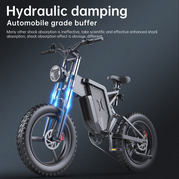 Electric Bike 20inch 2000W 35AH Mountain E-bike with Hydraulic Fork
