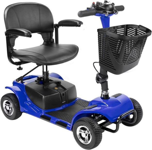 4-Wheel Mobility Scooter – Folding Power Wheelchair for Home & Travel