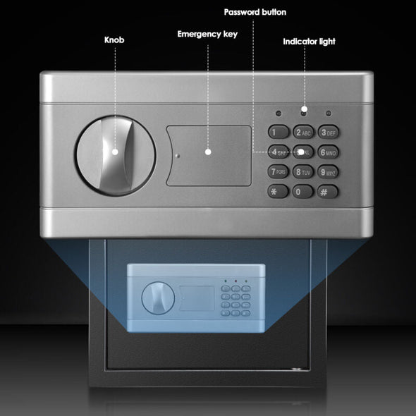 Electronic Digital Keypad Safe Box for Jewelry, Cash & Valuables