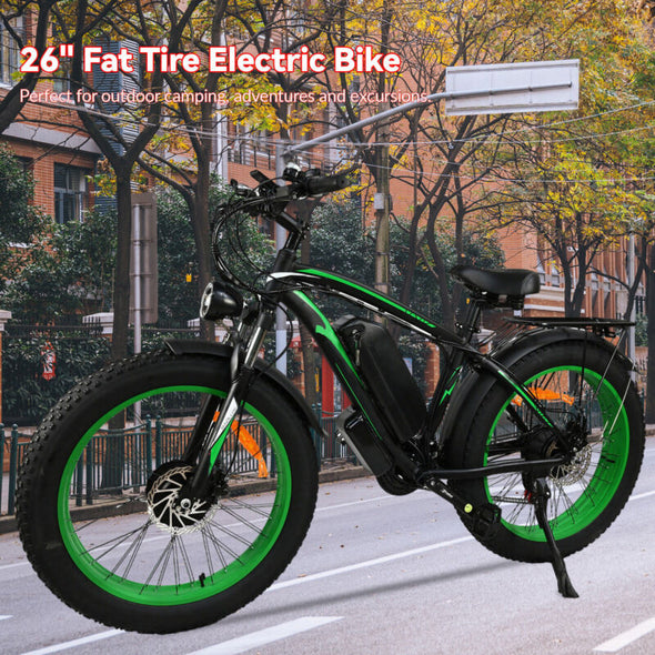 1500W Fat Tire Electric Bike Dual Motor 48V 15Ah for Adults - 45km/h