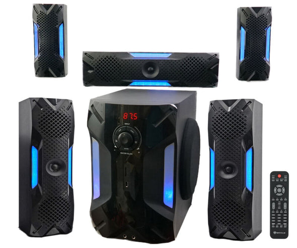 Home Theater System with Bluetooth/USB and 8" Subwoofer - 5.1 Sound