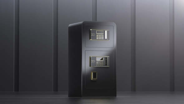Large Home Safe 4.5 Cub Fireproof Double Lockbox with Digital Keypad