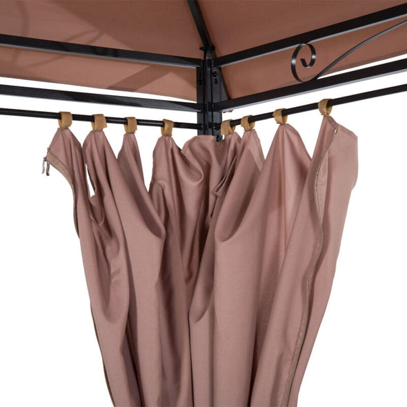 10'x13' Outdoor 2-Tier Vented Canopy Gazebo BBQ Party Tent Shelter Shade