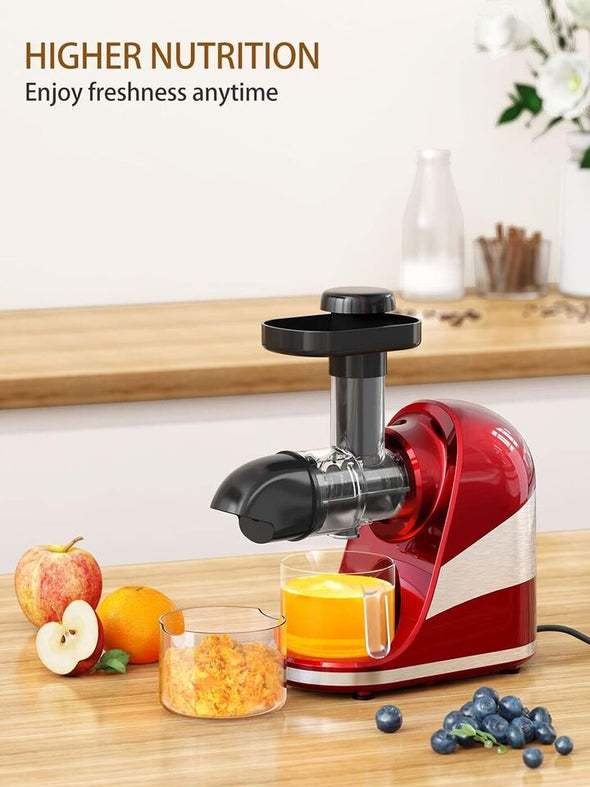 Cold Press Juicer, Slow Masticating Juicer Machine for Healthy Juice