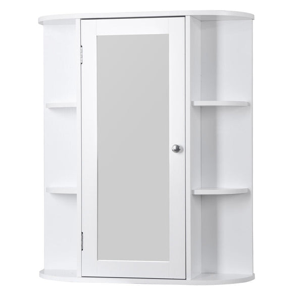 Wall Mounted Bathroom Cabinet with Mirror, Stylish Storage & Modern