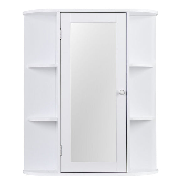 Wall Mounted Bathroom Cabinet with Mirror, Stylish Storage & Modern