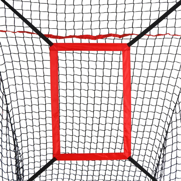 Baseball Softball Practice Net with Strike Zone, Durable, Portable