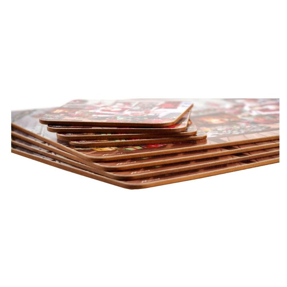 SantaSpot™ Santa Christmas Placemats And Coasters - Aroflit