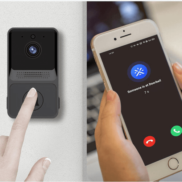 Segasc Wireless WIFI Smart Doorbell with HD Video Camera - Aroflit