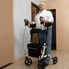 Senior Safety Stand - Up Rollator Walker with Armrests - Comfortable Mobility - Aroflit