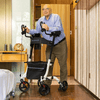 Senior Safety Stand - Up Rollator Walker with Armrests - Comfortable Mobility - Aroflit